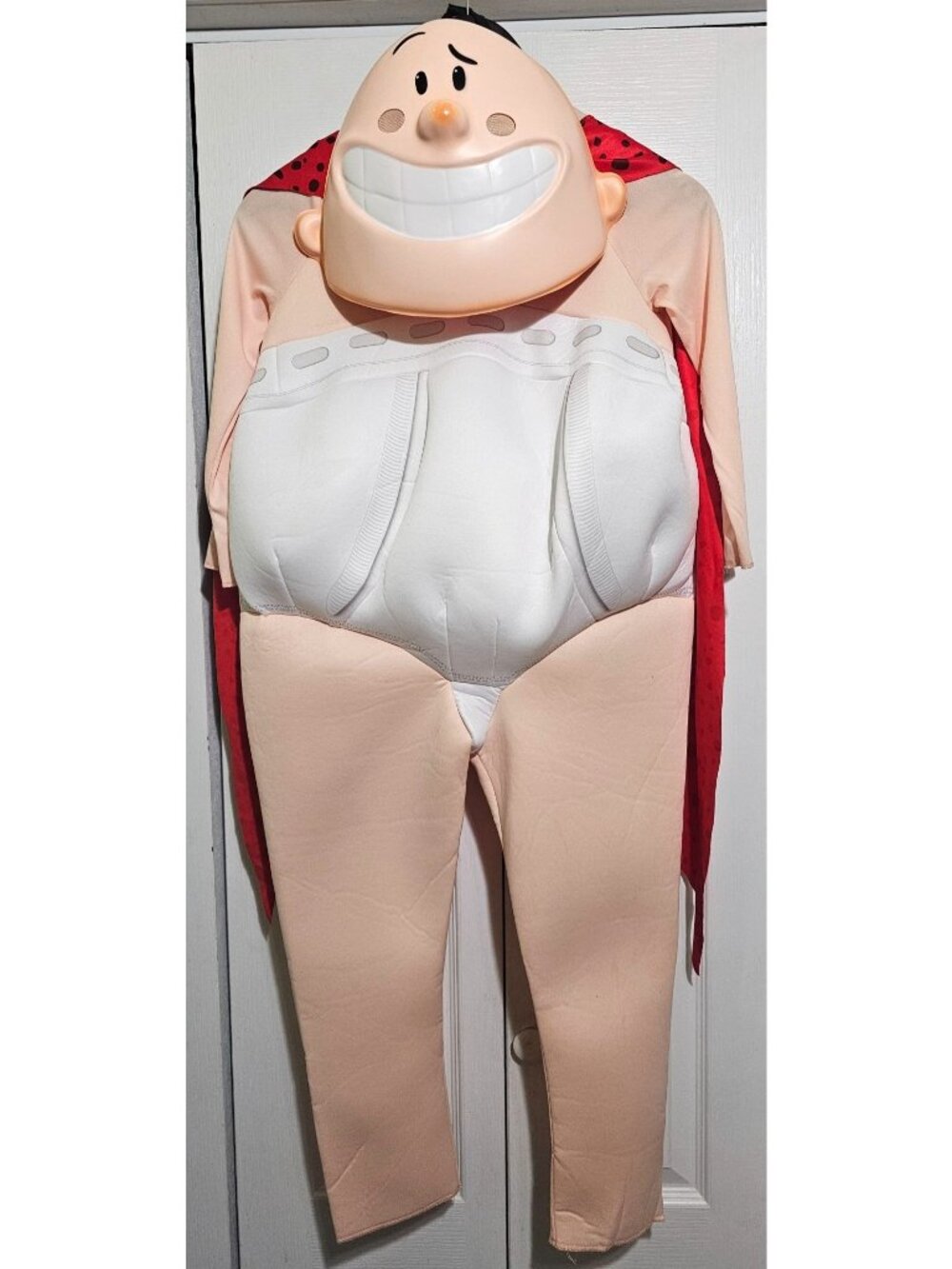 Captain Underpants Costume Boys 4-6 Mask Cape Padded Disguise Halloween Kids